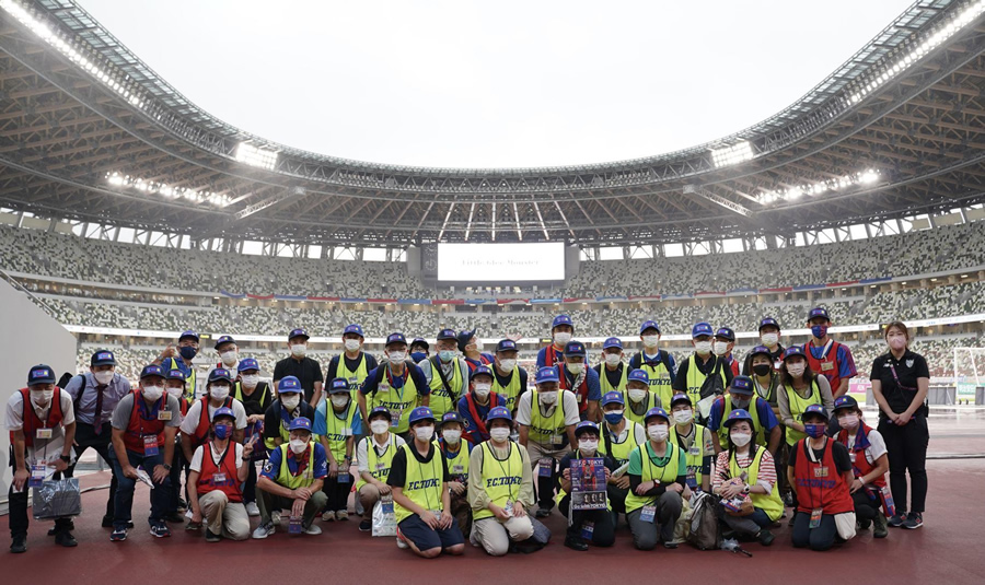 FC東京•スポーツボランティアの集合写真